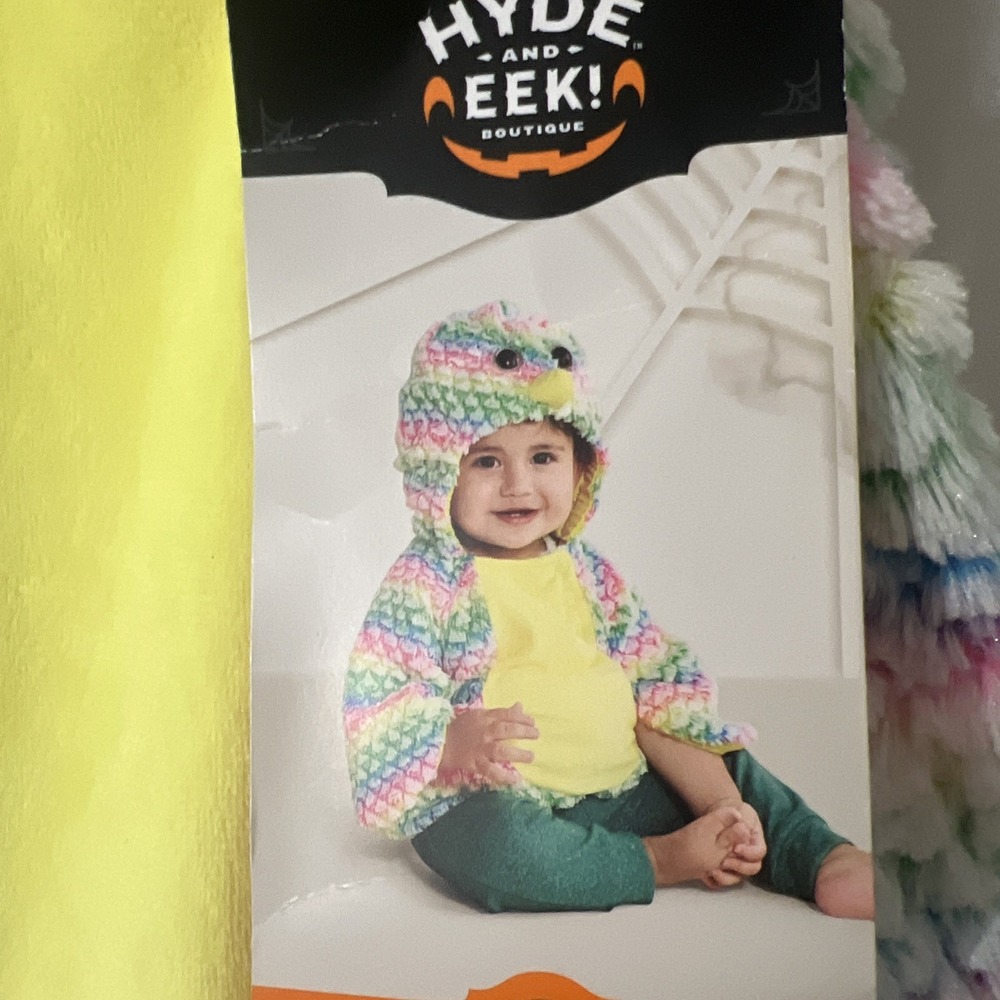 Infant OSTRICH‎ Bird Halloween Costume 6-12 Months Pullover Warm NEW Hyde Eek
